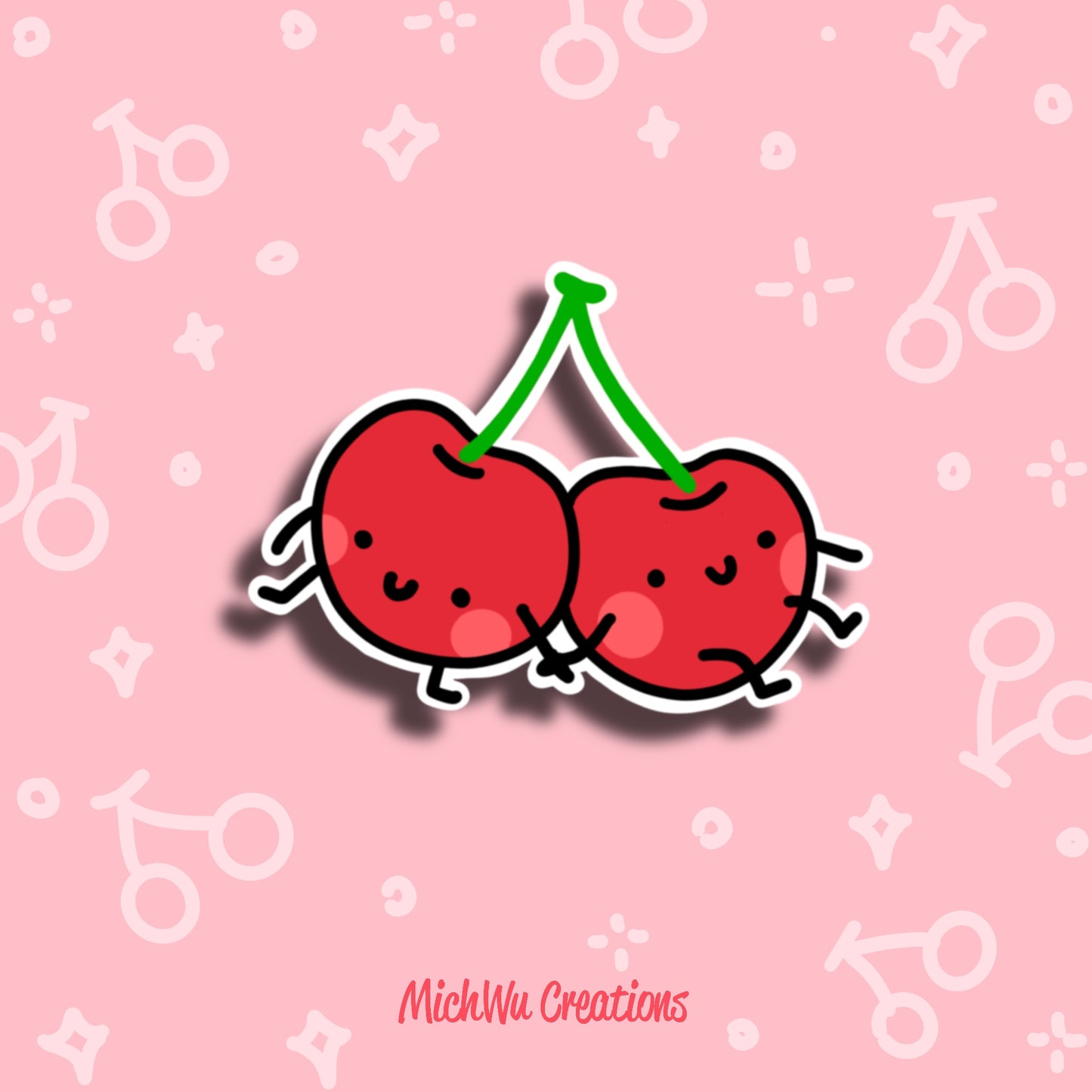 Stuck Cherries Sticker