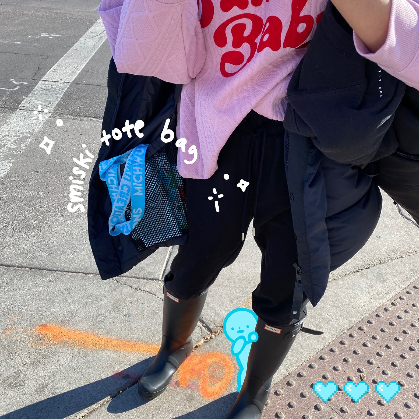 Blue Smiski XLarge 2.0 Tote Bag