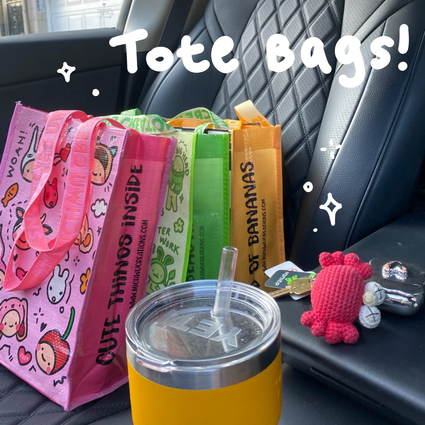 Smiski 4.0: Another Beautiful Day Tote Bag