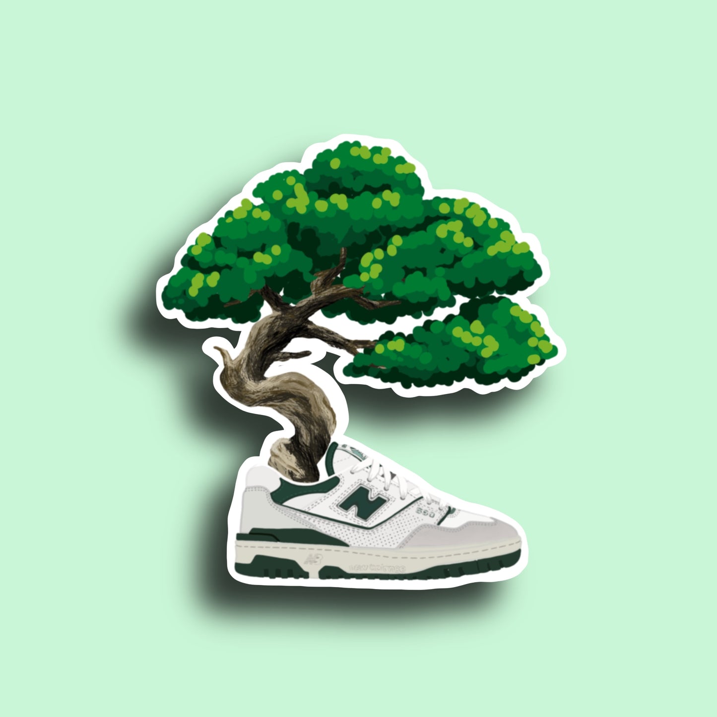 New Balance 550 x Bonsai Tree Sticker