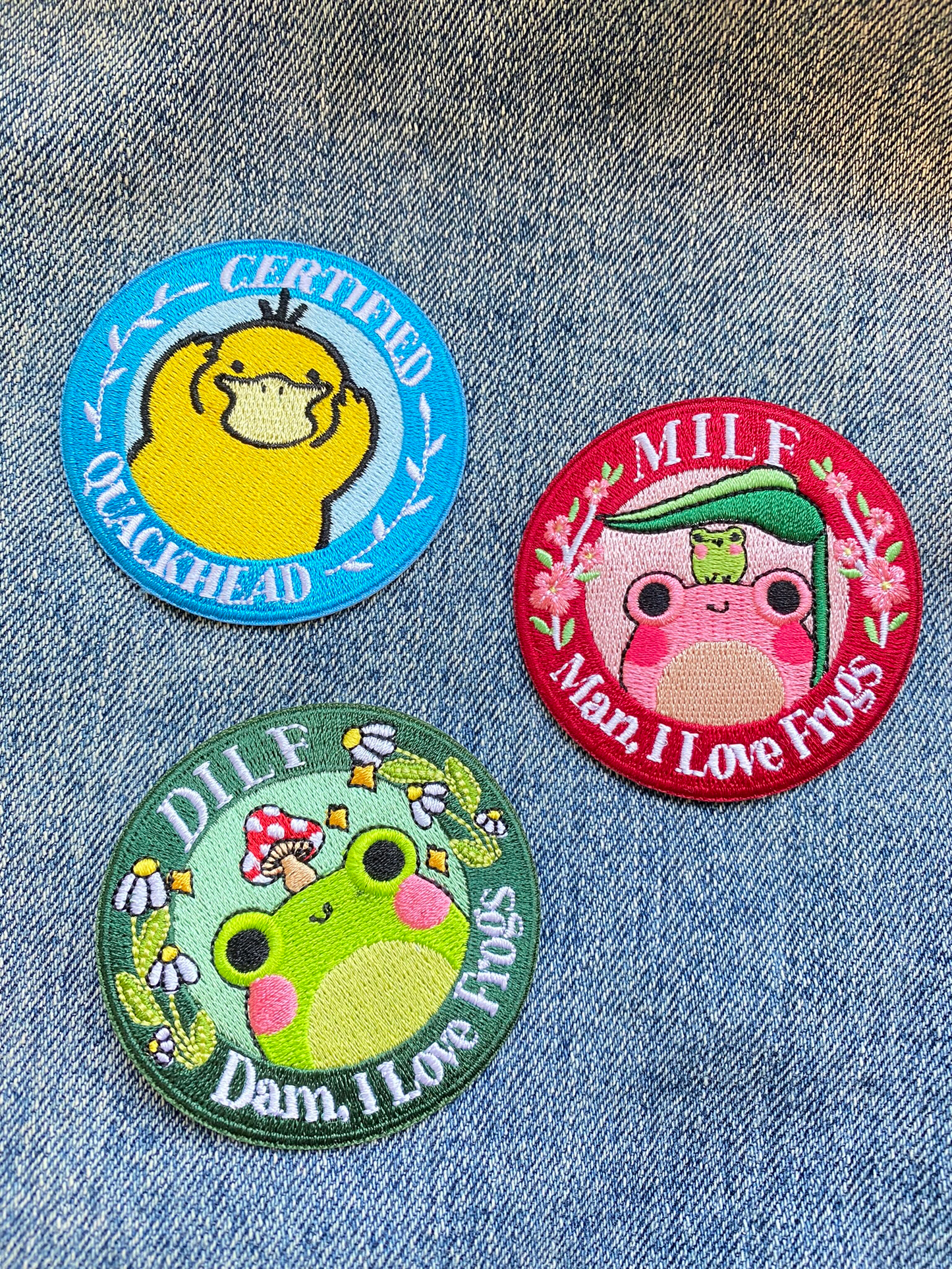 2.5" Iron On Patches Bundle