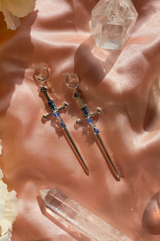 3 inches - Sword Earrings