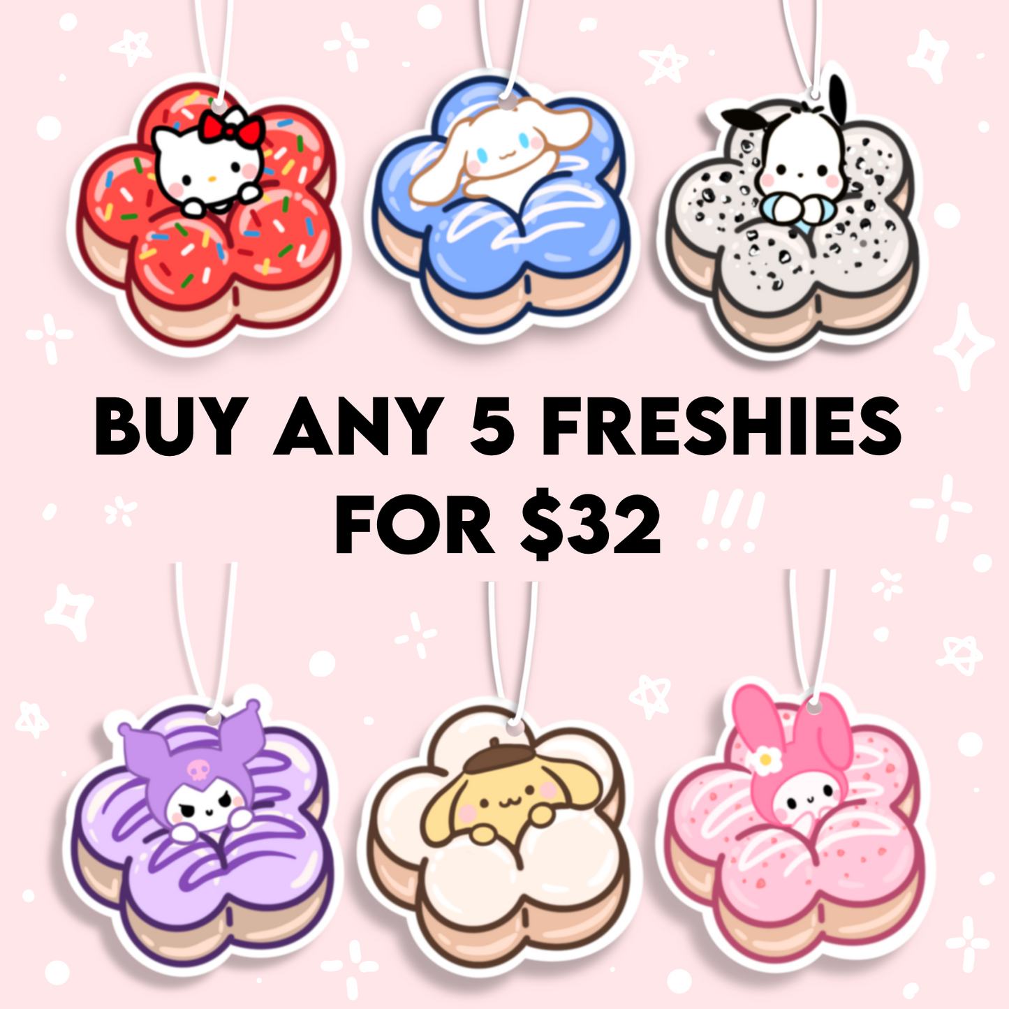 Fish Mochi Donut Freshie