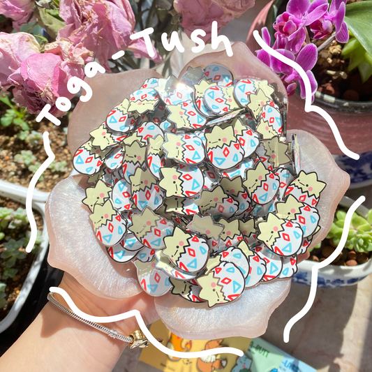 toga-TUSH Enamel Pin