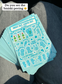 Blue Smiski Sticker Sheet