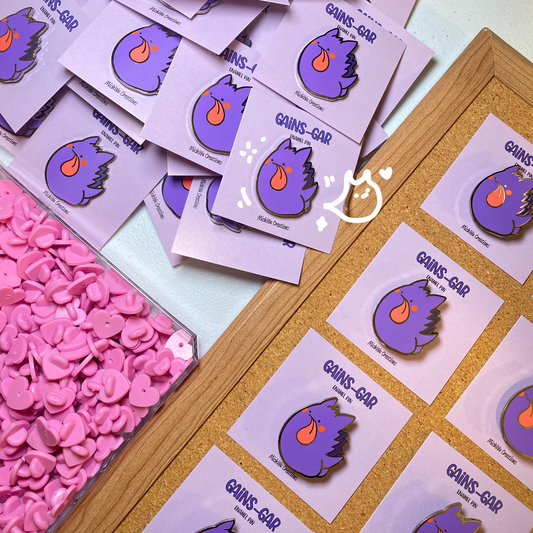 GAINS-gar Enamel Pin