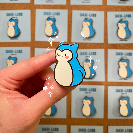 Snor-lA$$ Enamel Pin