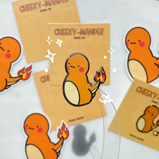 CHEEKY-Mander Enamel Pin