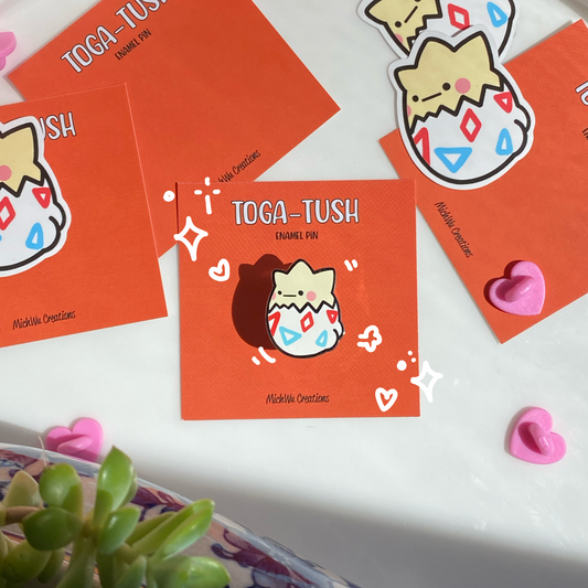 toga-TUSH Enamel Pin