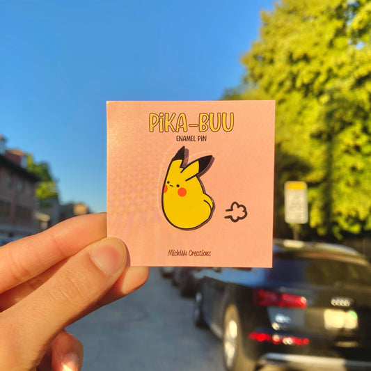 Pika-Buu Enamel Pin