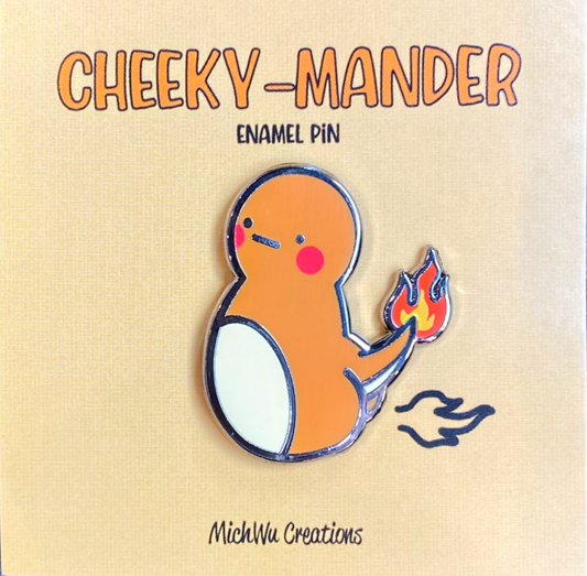 CHEEKY-Mander Enamel Pin