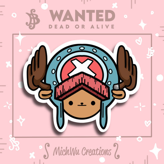 Wanted Reindeer Doctor Sticker