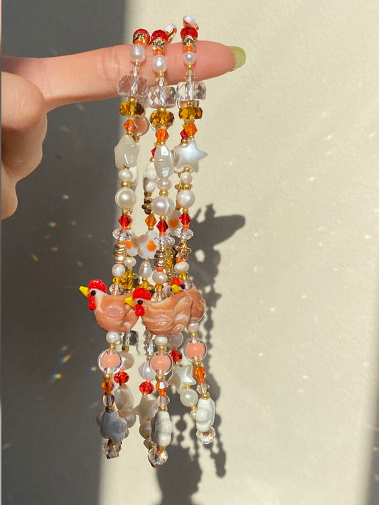 Chicken and Egg Phone Straps