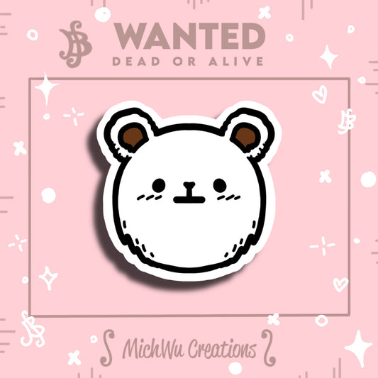 Wanted Polar Bear Sticker