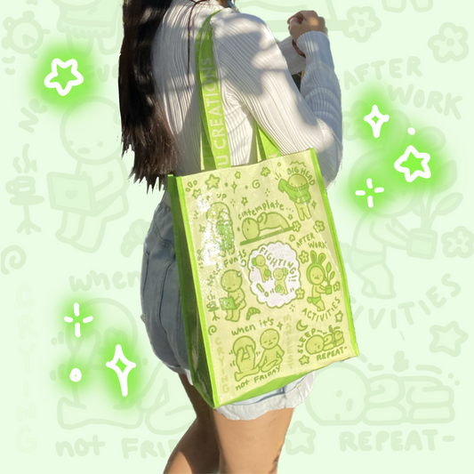 Smiski 4.0: Another Beautiful Day Tote Bag