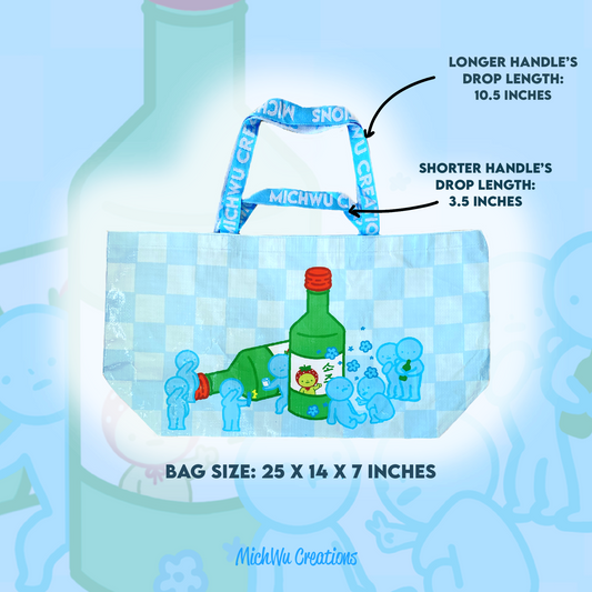 Blue Smiski XLarge 2.0 Tote Bag