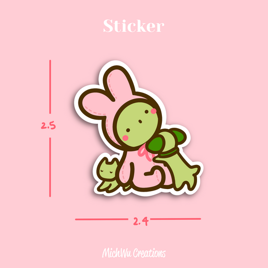 Bunny Smiski + Friends Sticker