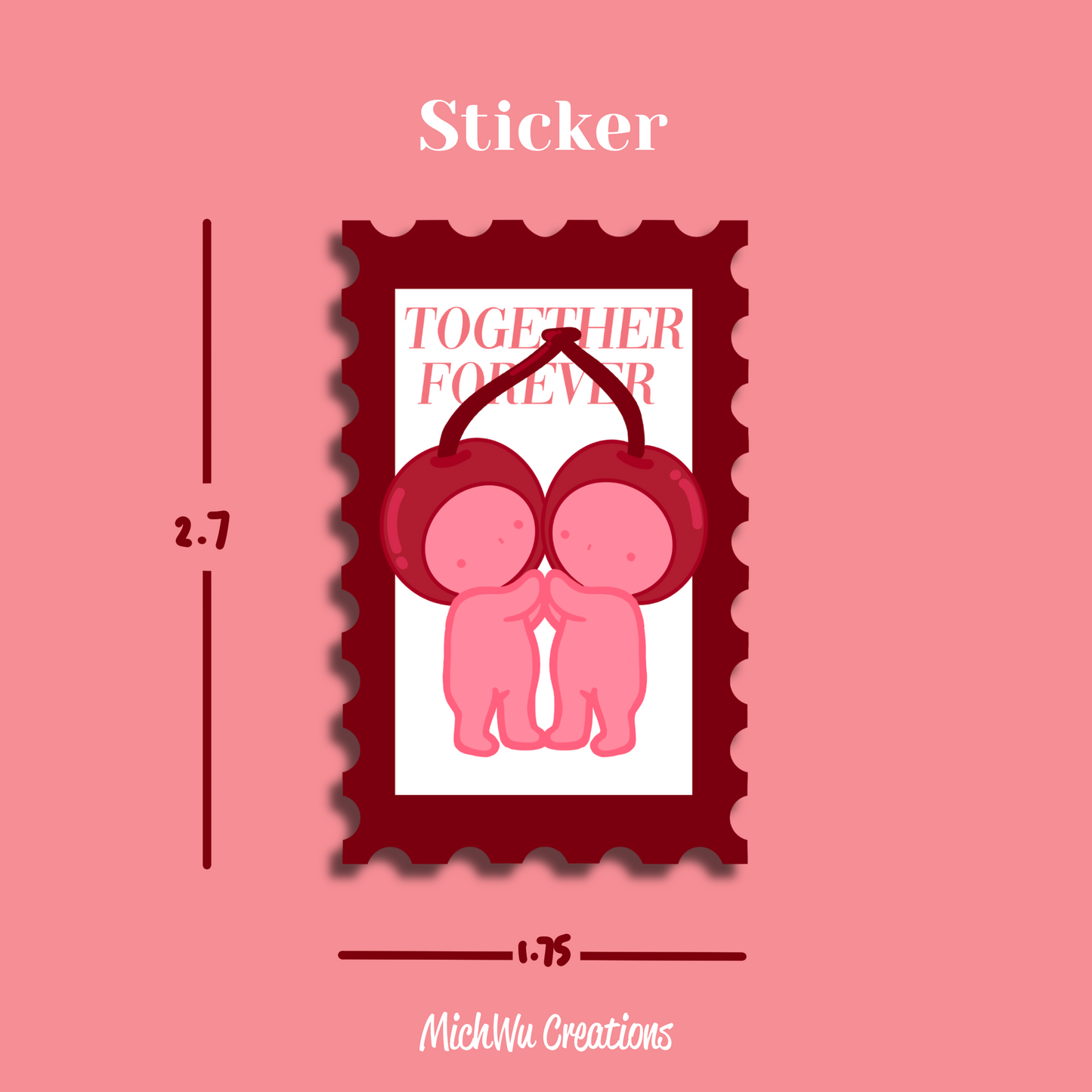 Forever Together Cherry Smiski Stamp
