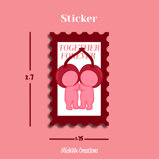 Forever Together Cherry Smiski Stamp