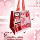 Pink Smiski Forever Love Tote Bag