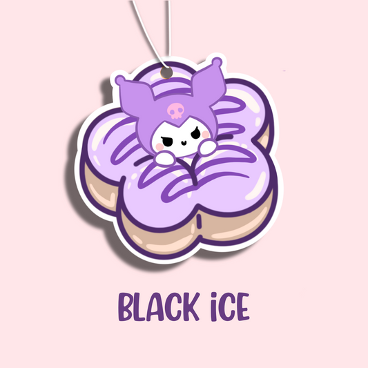 Purple Jester Rabbit Mochi Donut Freshie