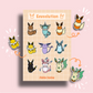 Eeveelution Sticker Sheet