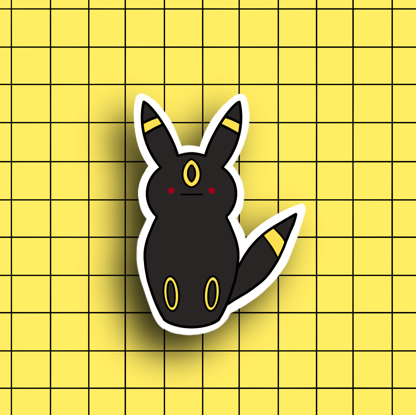 Umbreon Sticker Umbreon Sticker – michwucreations