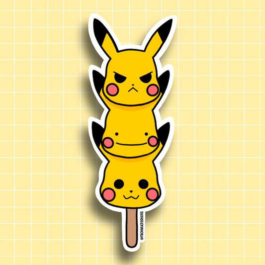 Pikachu Dango Sticker