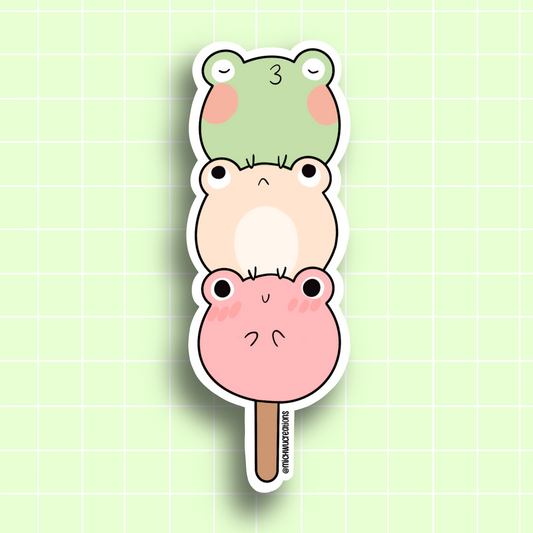 Froggo Dango Sticker