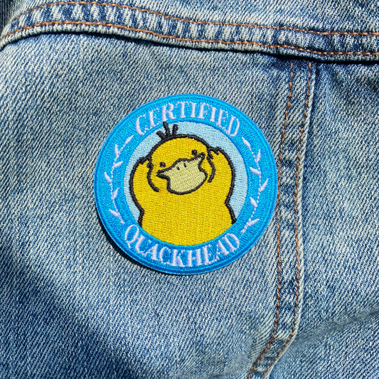 Certified Quackhead Iron On Patch