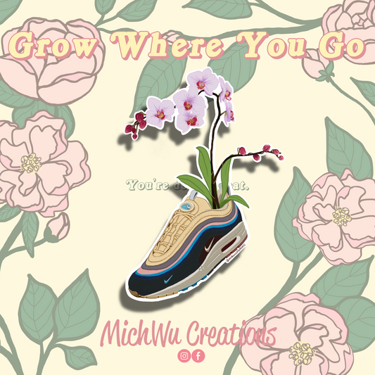 Sean Wotherspoon Air Max x Orchid Sticker