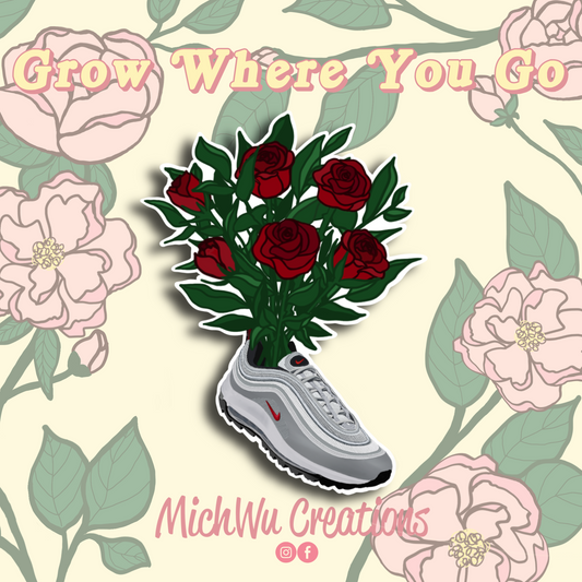 Silver Bullet Air Max x Roses Sticker