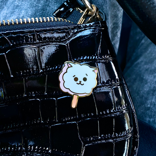 RJ Enamel Pin