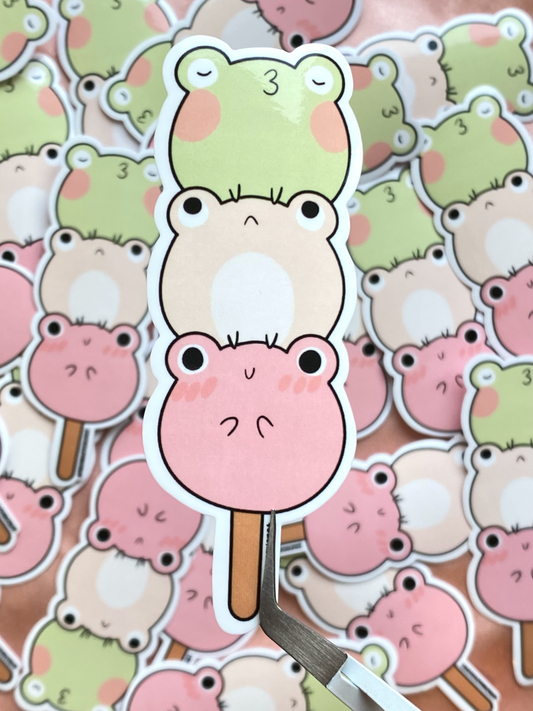 Froggo Dango Sticker